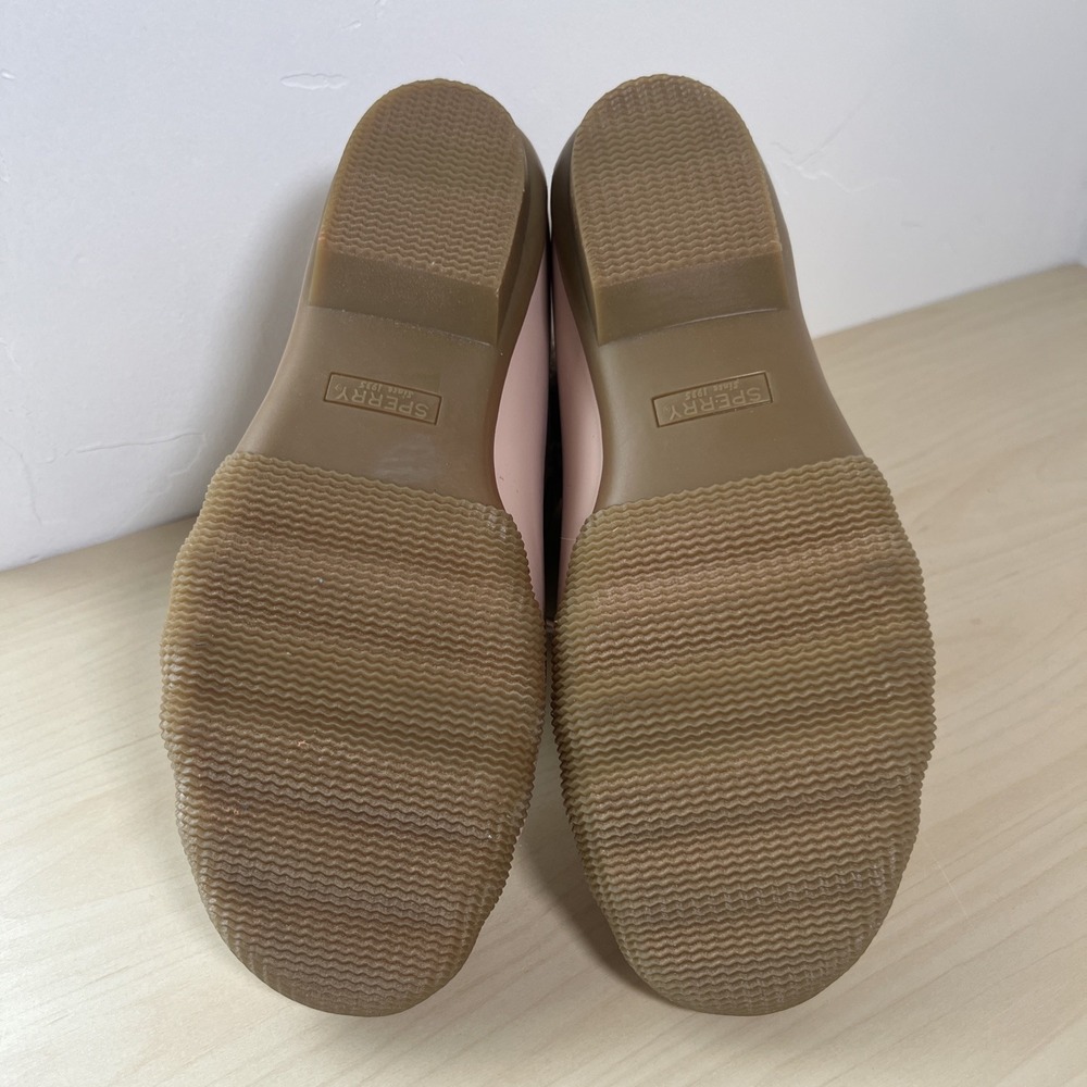 Sperry Medium Blush Pink Women's Saltwater Duck Booties, US 8.5 - Picture 4 of 6